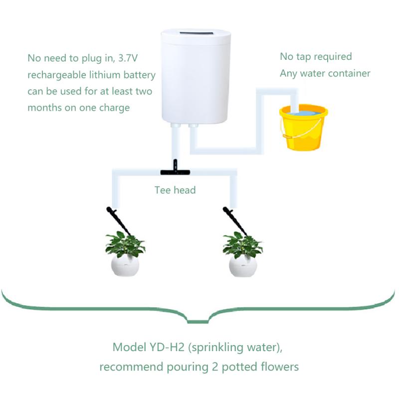 2/4/8 Head Automatic Watering Pump Controller Flowers Plants Home Sprinkler Drip Irrigation Device Pump Timer System Garden Tool