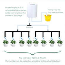 Load image into Gallery viewer, 2/4/8 Head Automatic Watering Pump Controller Flowers Plants Home Sprinkler Drip Irrigation Device Pump Timer System Garden Tool
